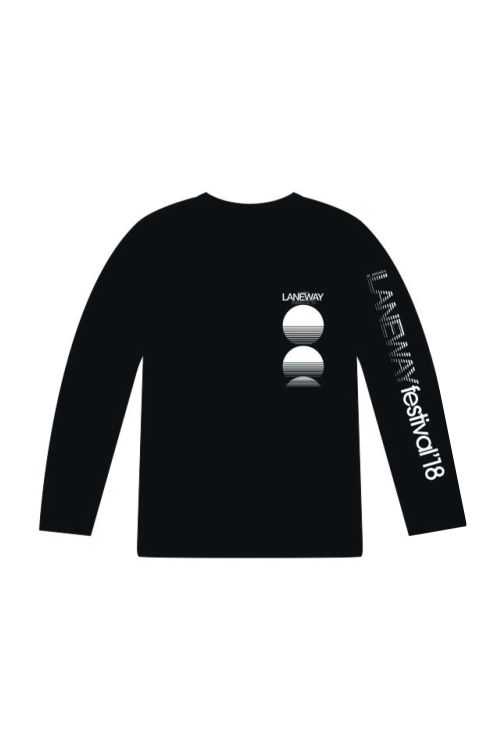 Sunstack Black Longsleeve Tshirt by Laneway Festival