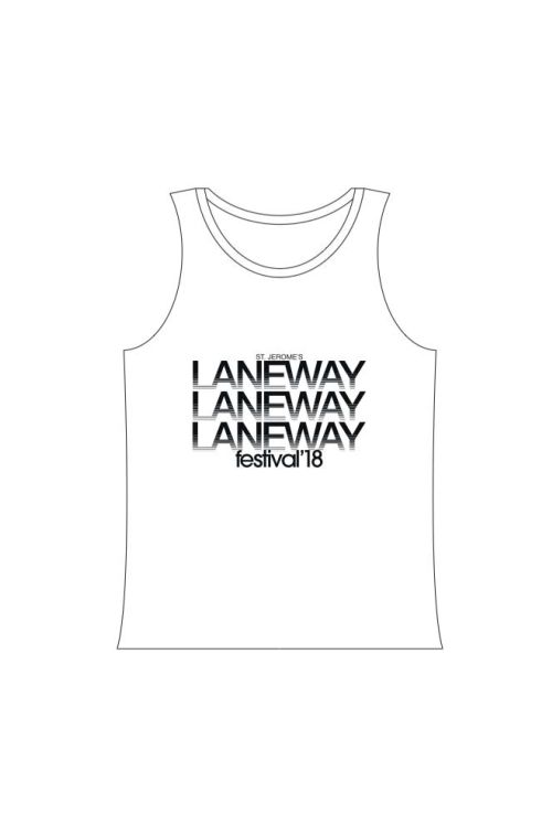 Stack Logo White Tank by Laneway Festival